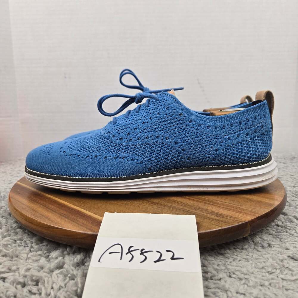 Cole Haan Men 9M Original Grand Blue Stitchlite Business Casual Oxford Sneaker